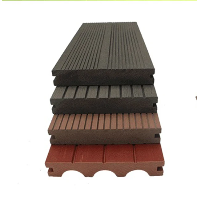 WPC composite outdoor decking / terrace flooring/ solid hard wood board