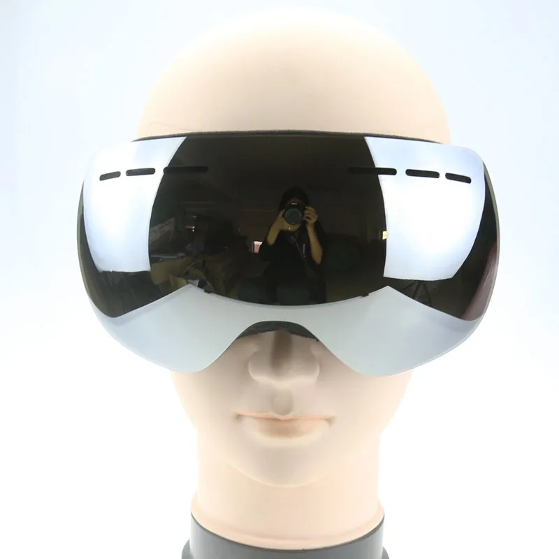 China manufacturer Prescription spherical dual lens anti-fog snow ski glasses sports goggles ski