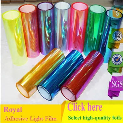 Adhesive Tint Iridescent Color Film for Chameleon Headlight Lamp Lights