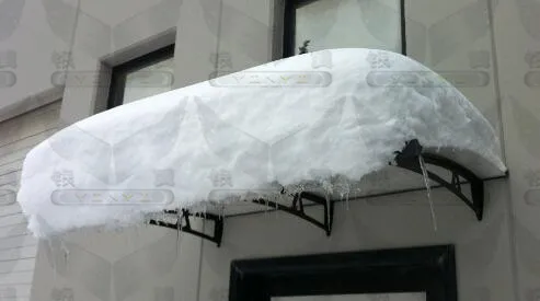
Strong aluminum door awning canopy covers for winter 