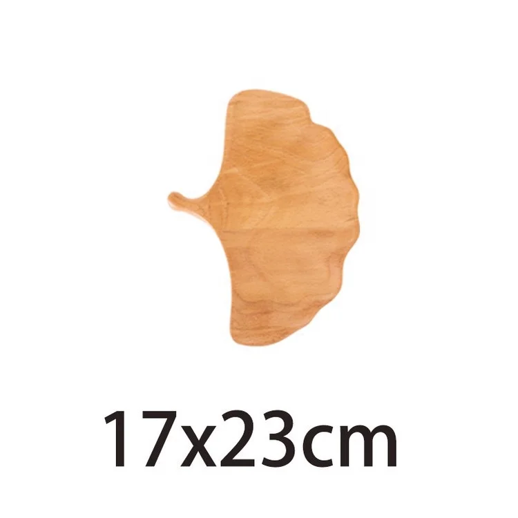 China Supplier Japanese Style Leaf Design Large Size Small Wooden Serving Bowl Dishes for sale with Fruit Snack Food Storage