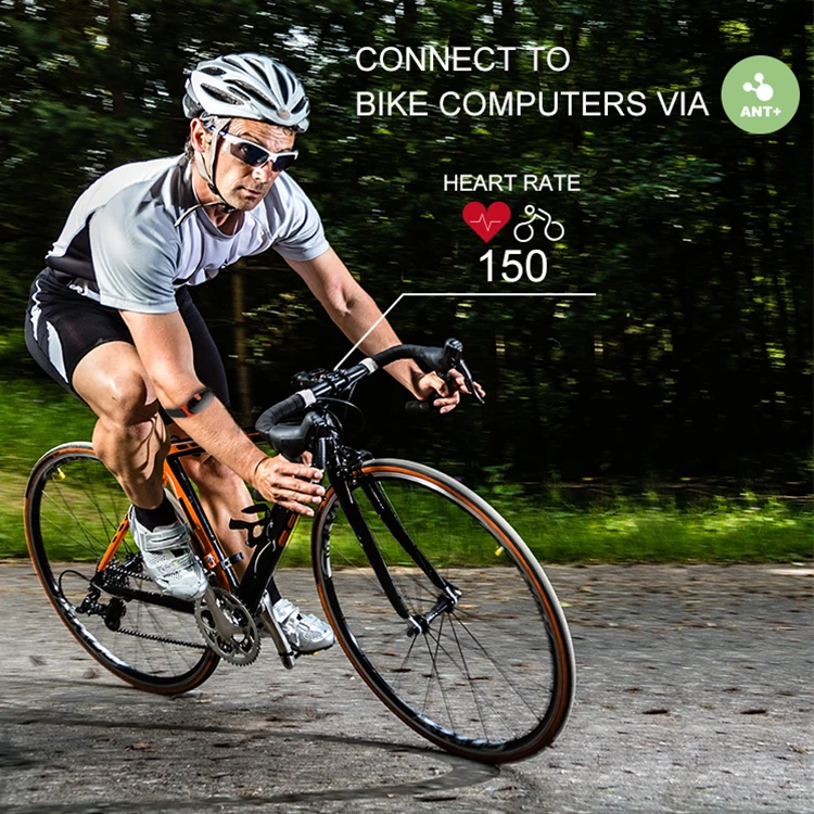 
CooSpo armband health heart rate monitor for fitness APP 