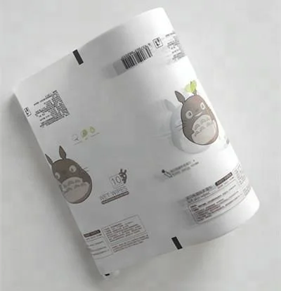 60 micron BOPP/PE Opaque Laminated roll film for Wet Wipes Sachets  package