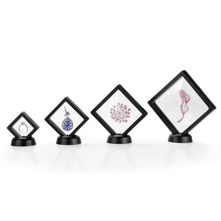Трехмерная подвеска, плавающая с прозрачной и пластиковой рамкой из полиэтилена, упаковка для ювелирных изделий, дисплеи, набор коробок