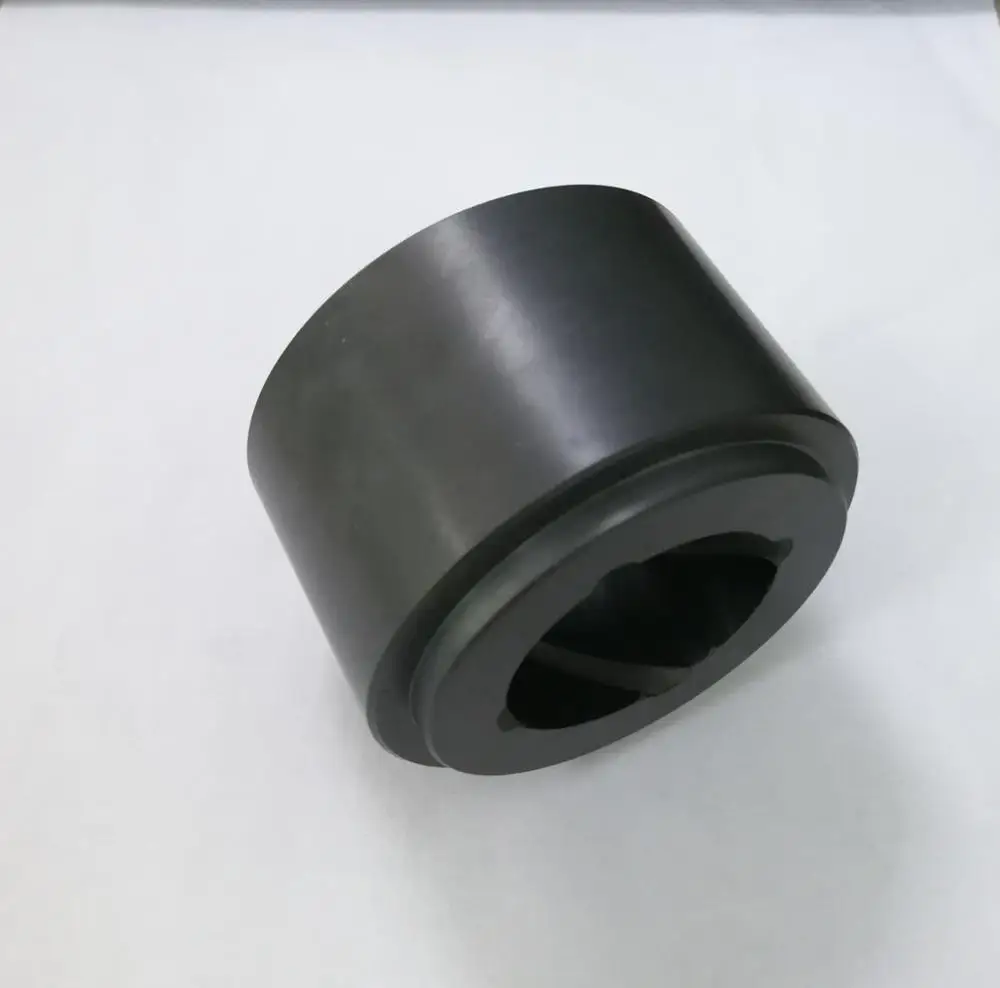 Oil groove mutual symmetry silicon carbide bearing shaft bushing