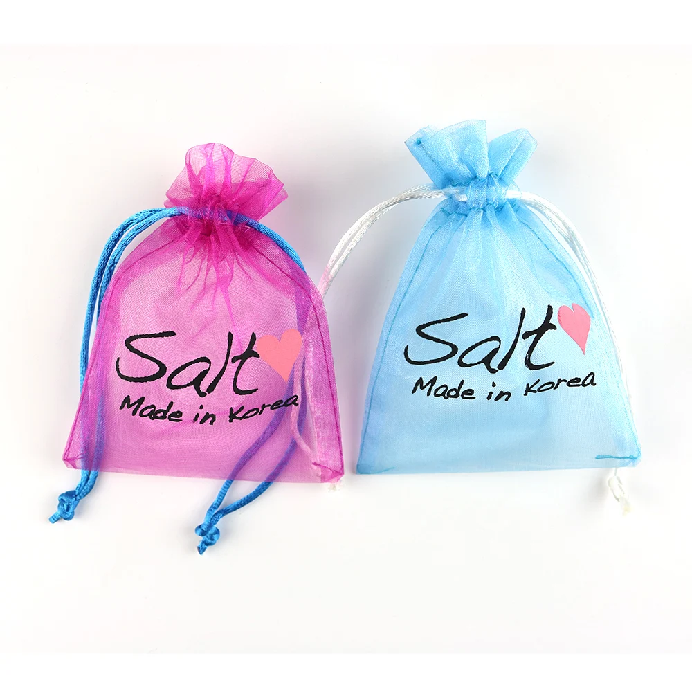 Factory Price Wholesale Custom printed organza drawstring jewellery pouch
