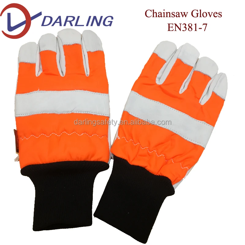 
forestry chainsaw gloves ce en381-7 chainsaw safety gloves cut resistant gloves 