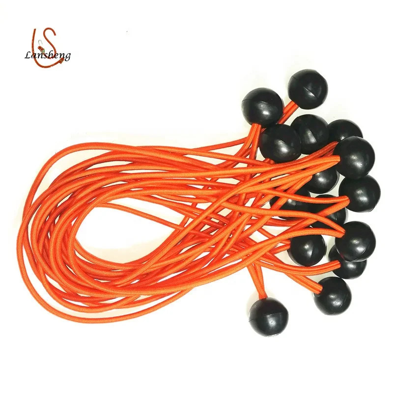 Эластичная веревка с шариком, 5 мм, 6 дюймов, 8 дюймов, 10 дюймов