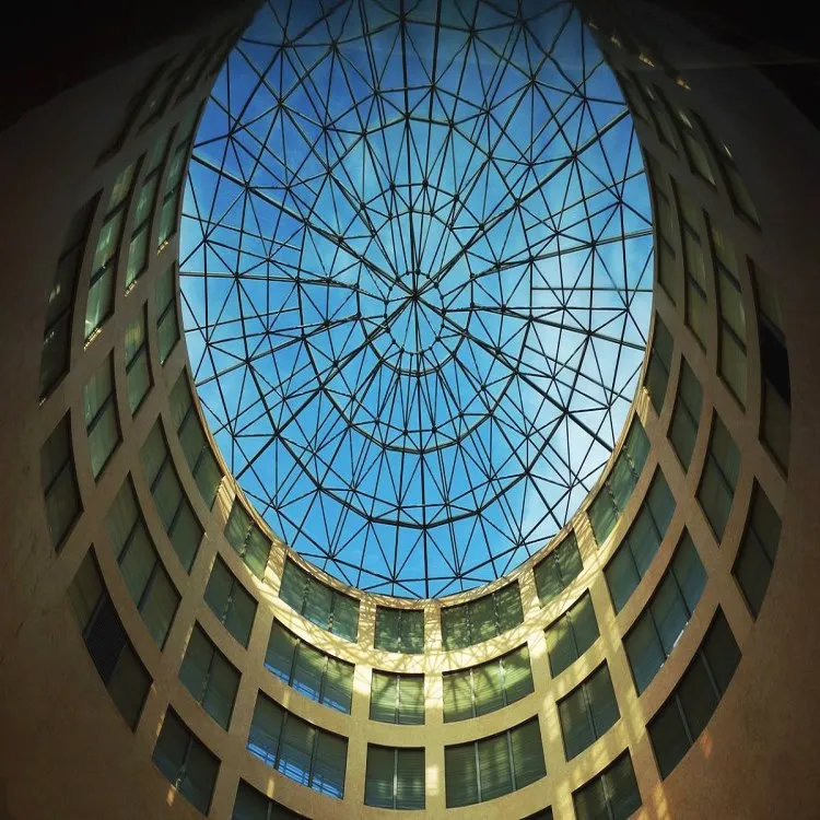 Prefabricated steel structure polycarbonate skylight dome roof