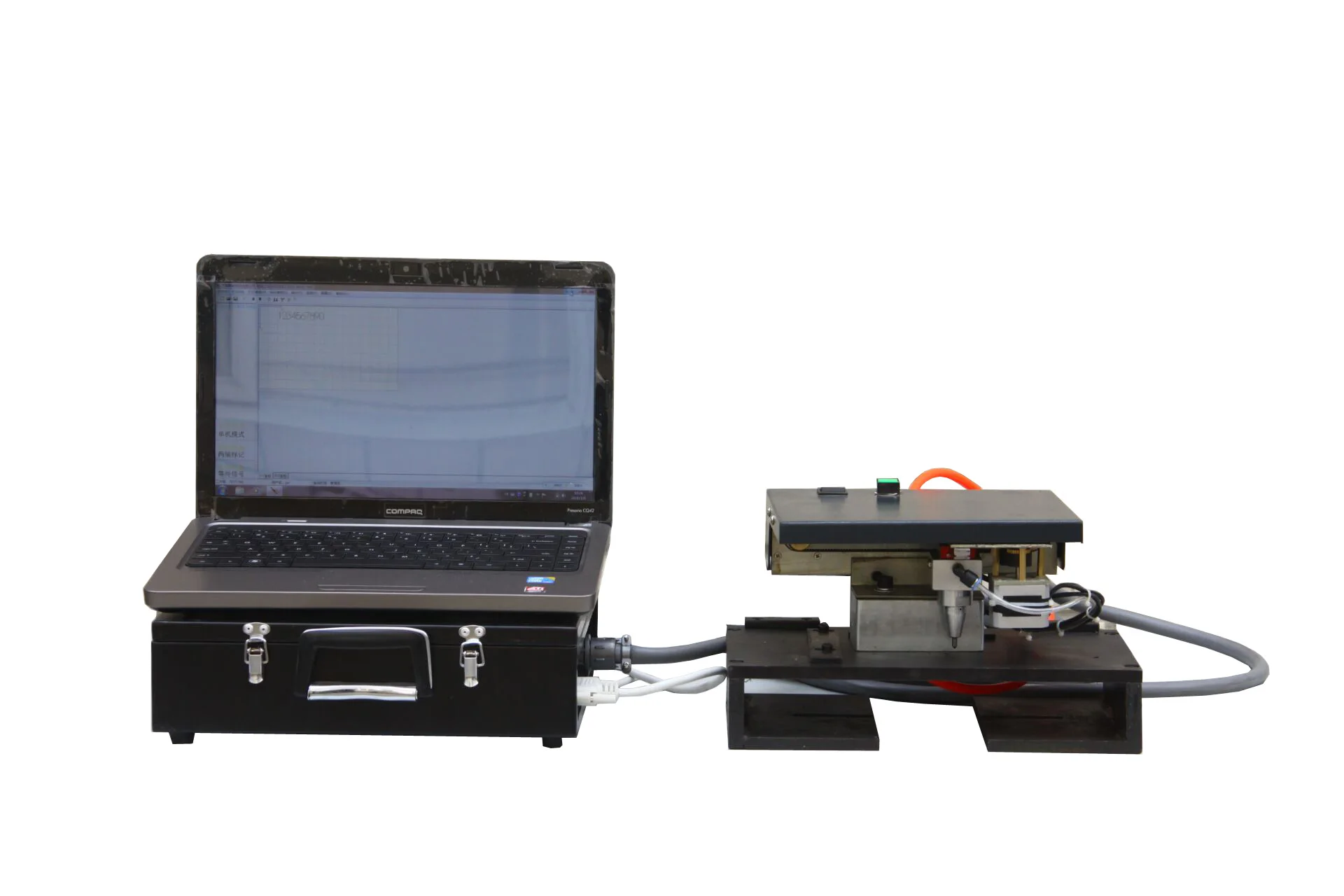 Portable Name Tag Engraving Machine/Dot Peen Nameplate Marking Machine