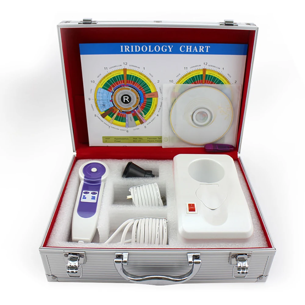 Portable eye iriscope iridology camera skin analyzer machine