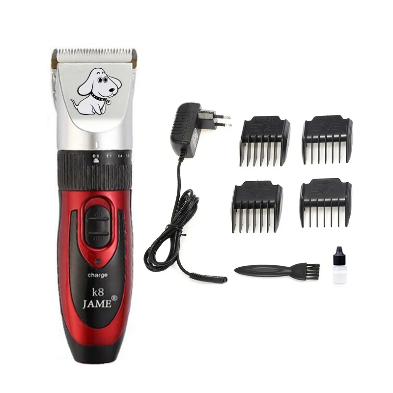 Rechargeable Low-noise Pet Hair Clipper Remover Cutter Grooming Kit Cat Dog Hair Trimmer Electrical Pets Hair Cut Machine