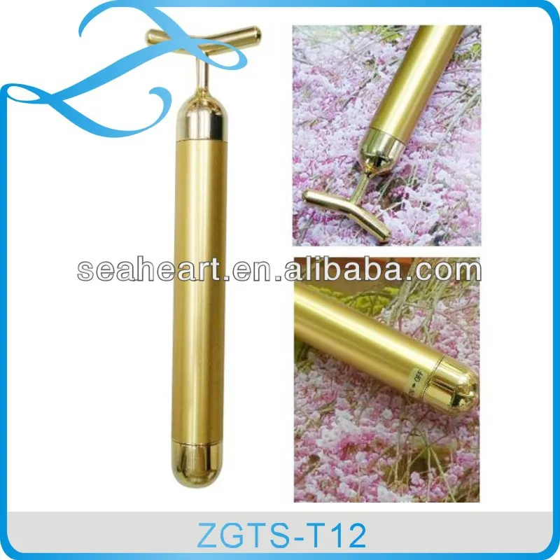 Facial Massage Vibration 24K gold Energy Beauty Bar