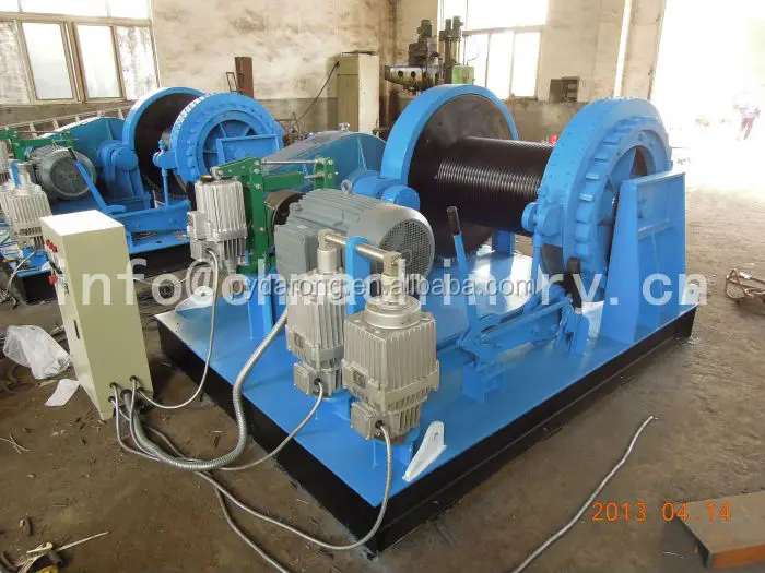 Mine sinking shaft winch 10ton lifting machine