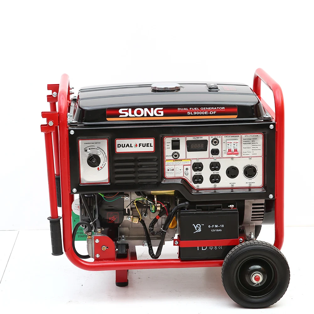 SLONG SL9000E-DF 6 kw Dual fuel generator