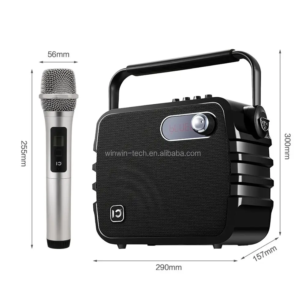 Портативный DJ/акустическая с УВЧ беспроводной микрофон для вечеринки