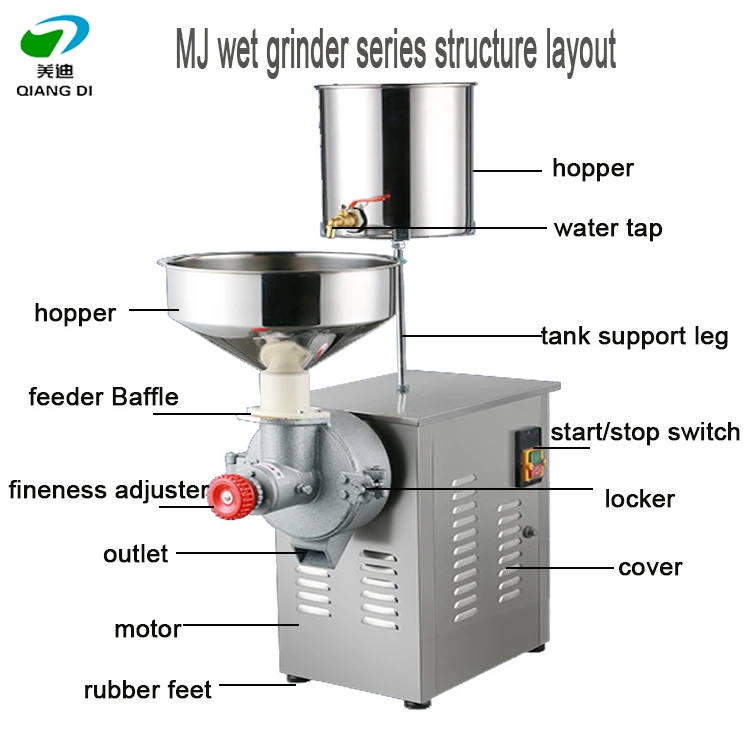 electric 130/150/180 type stone wet corn grinder/food dosa idli rice grinding machine