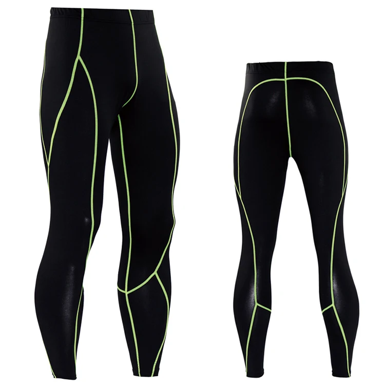 
Wholesale Men Skinny Base Layer Long Pants Running Cycling Gym Compression Tights 