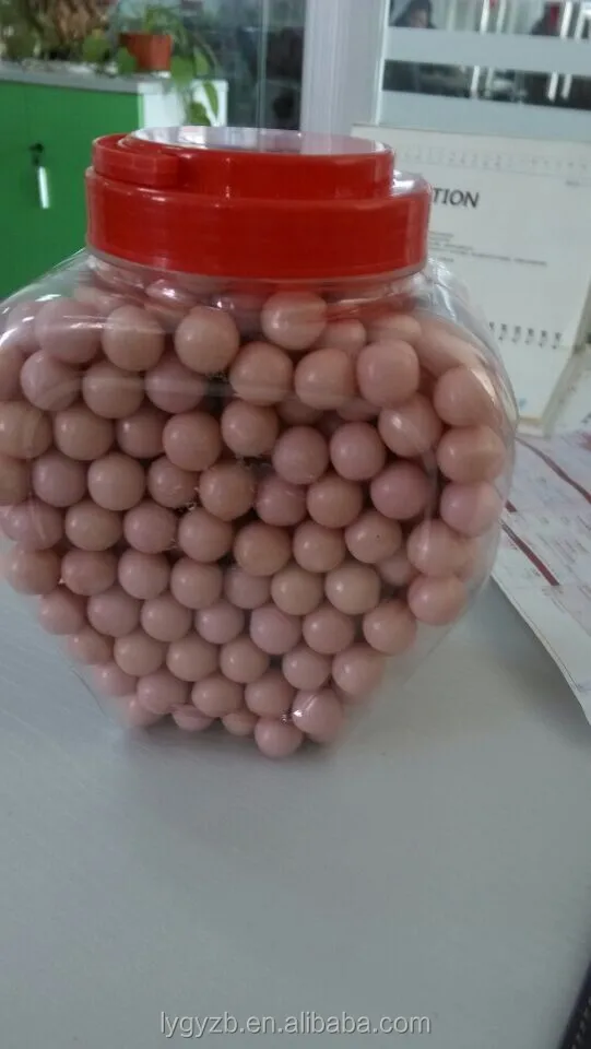 
small ball shape bubble gum with natural colour 