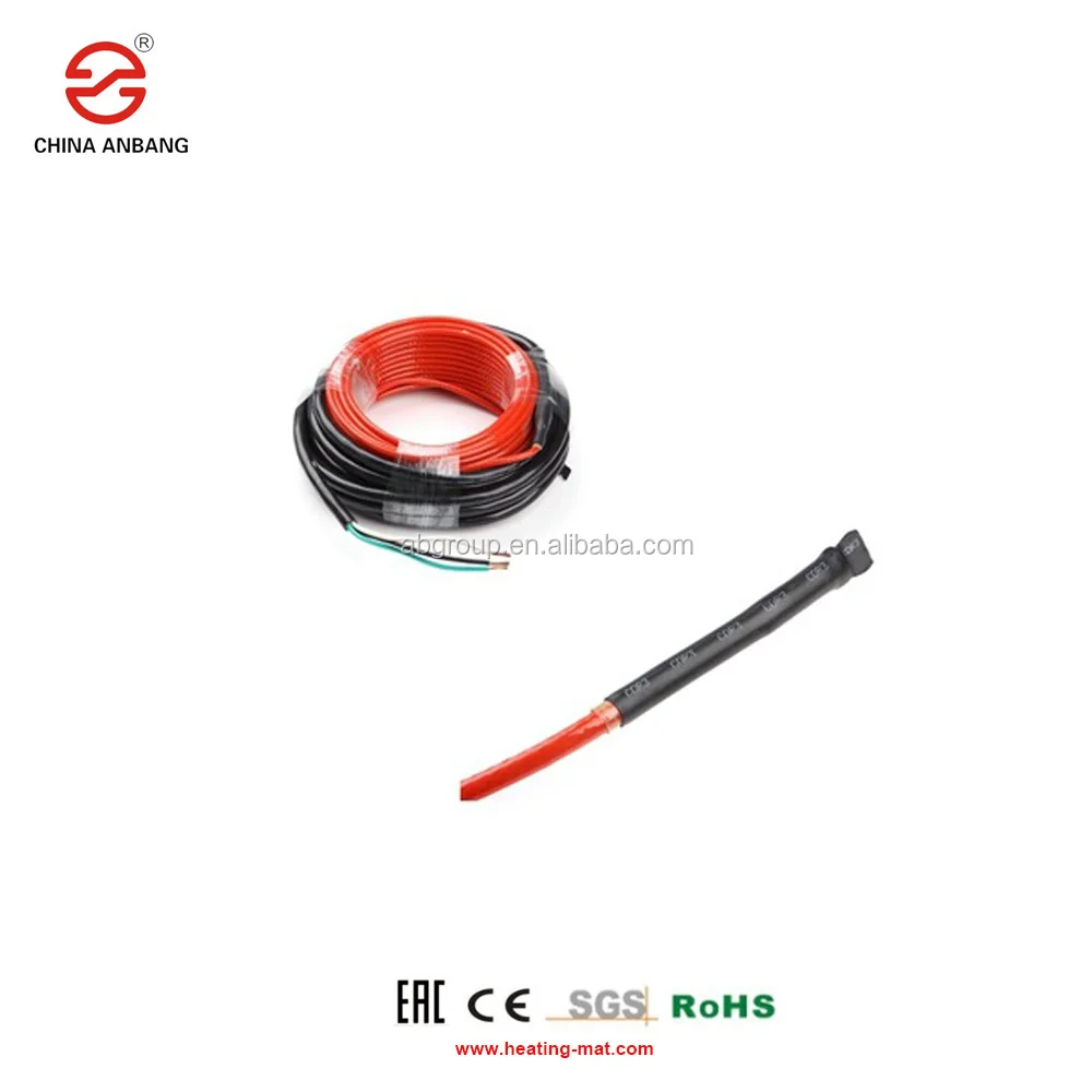 Outdoor heating cable best radiant floor heating cable heat trace cable for Russia market