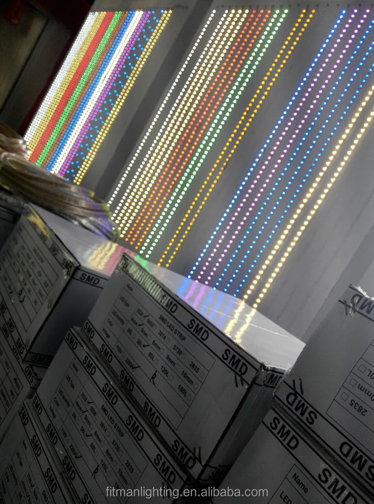 Newest best sell 220V 5050 60D 50meter/roll rgb led strip arduino