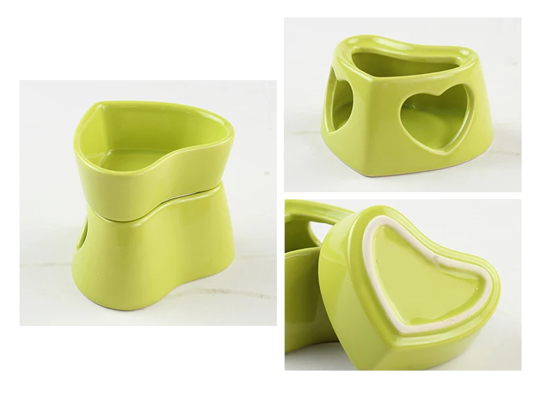 
Fondue Set,Glazed Ceramic Fondue Pot For Cheese or Chocolate,Tapas,Butter Warmer Set 