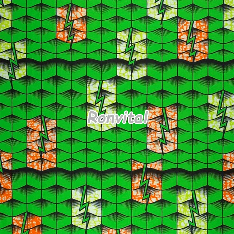 Item No.060543 Most popular high-quality hollandais real wax printed fabric