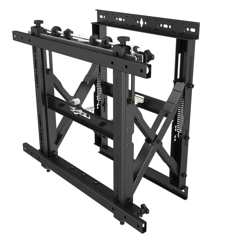 Latest Gas Spring Structure VESA 400x600 mm Hanging Wall Bracket Support TV For Portrait Screen