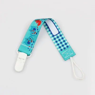 Funny cute organic pacifier holder baby born  pacifier chain clip holder