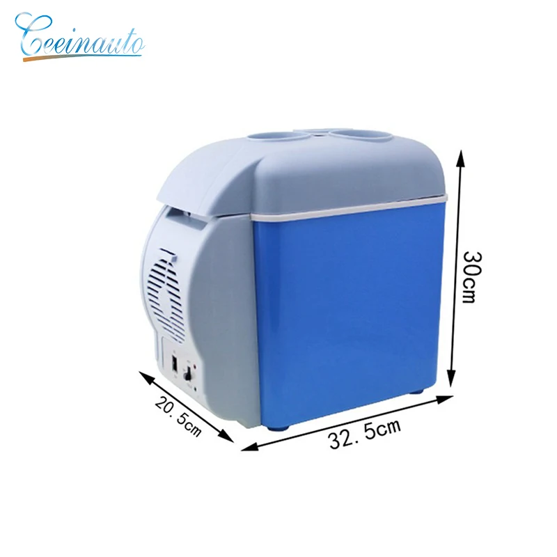 CeeinAuto 7.5L Capacity Mini car refrigerator 12v freezer 12V DC 220V AC