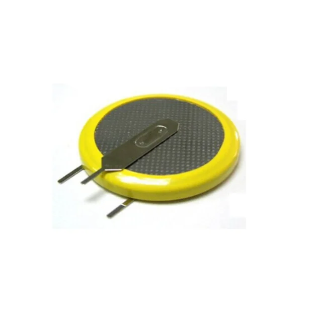 lithium battery 3v cr1620 button cell with solder tabs