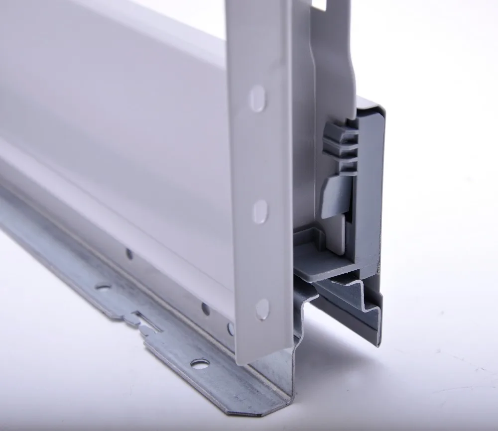 Full Extension Soft Close Double Wall drawer slide metal tendam box