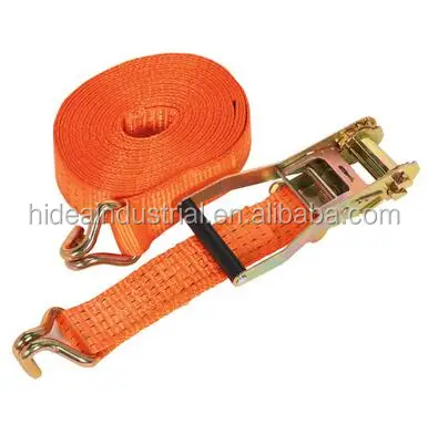 polyester cargo lashing strap ratchet tie down