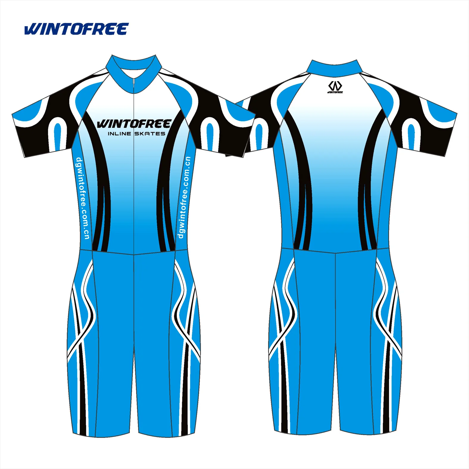 
Track Speed Skin suit Compression Inline Skating Suit 