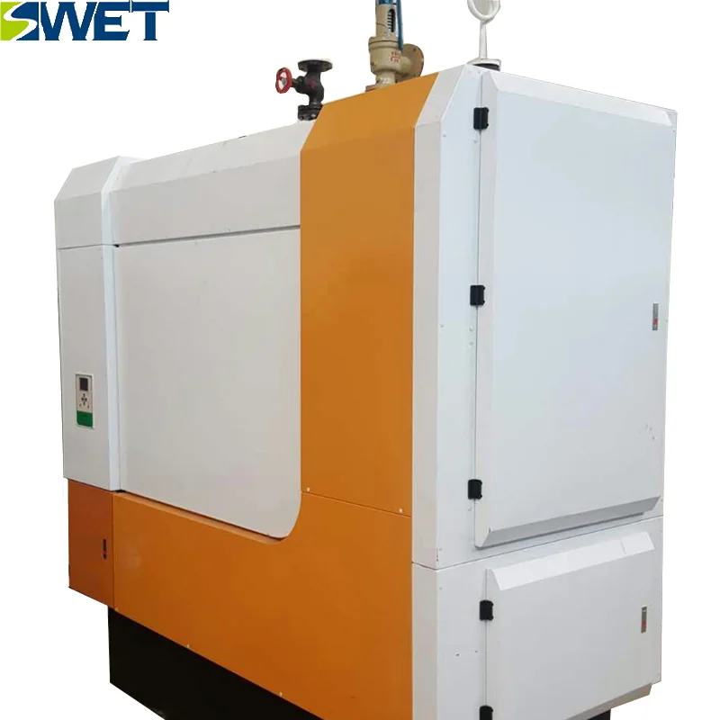 Fully automatic 0.4 ton per hour woodchip thermal 400kg steam boiler for hotel