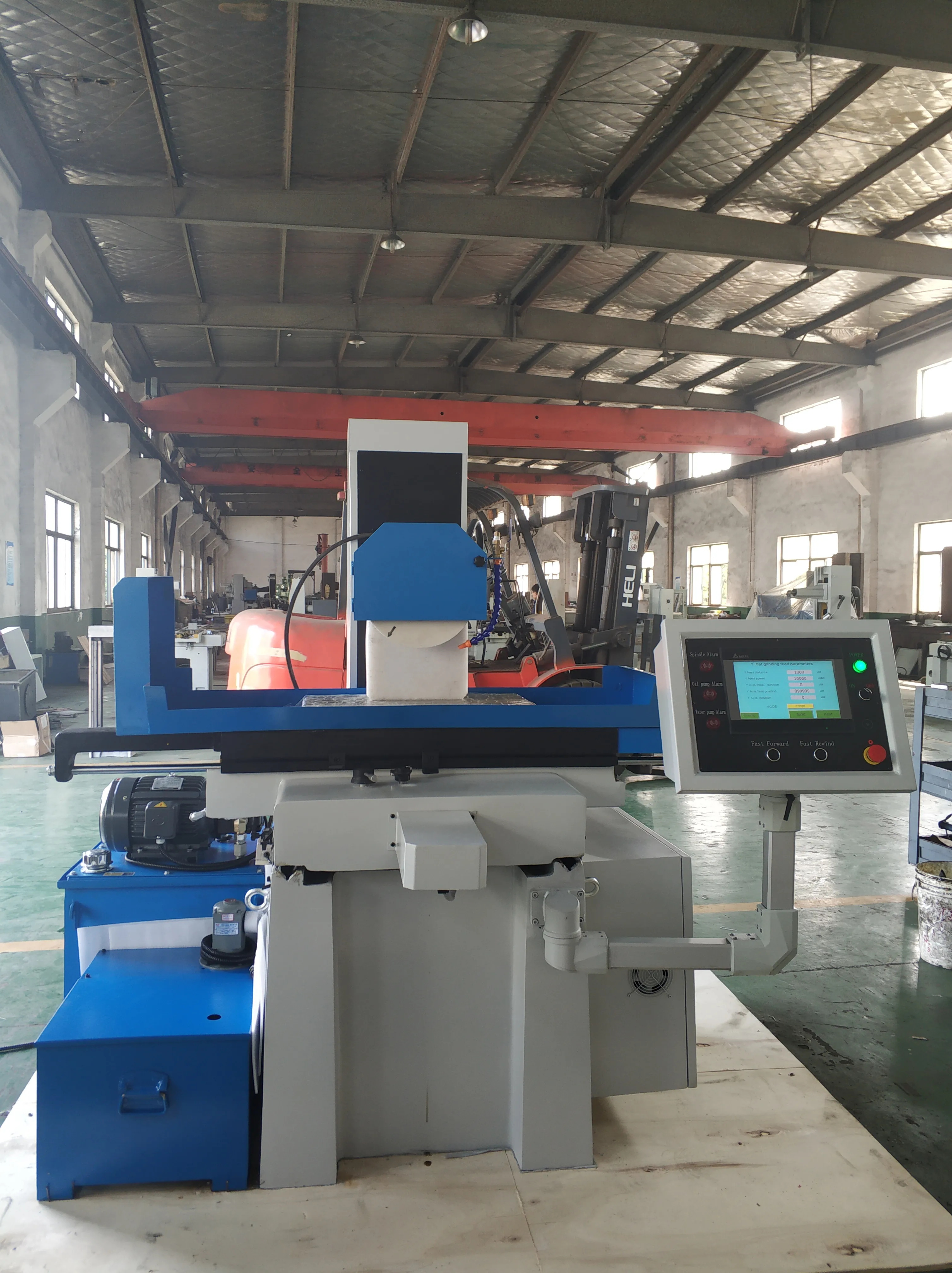 Automatic surface grinder with two-axis Delta PLC MYK1224