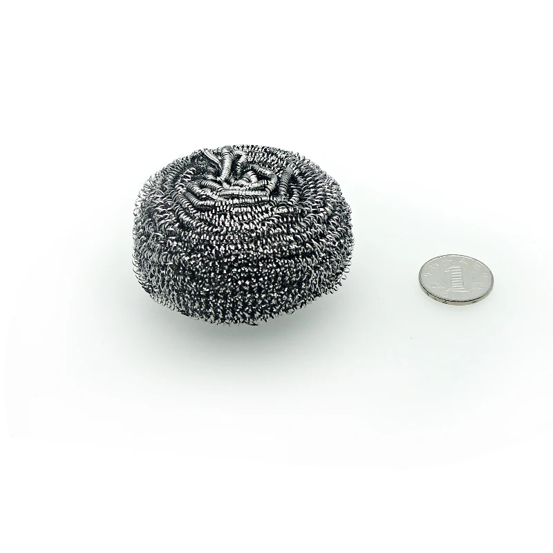 Kitchen and pot cleaning stainless steel wire scourer metal scrubber