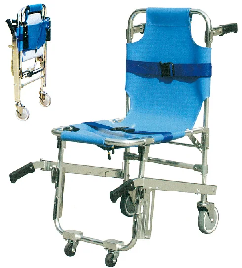 emergency evacuation flexible folded stair chair stretcher