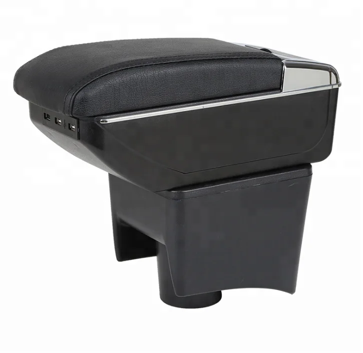 Japan Sunny/Versa armrest box PU Leather central Store content box
