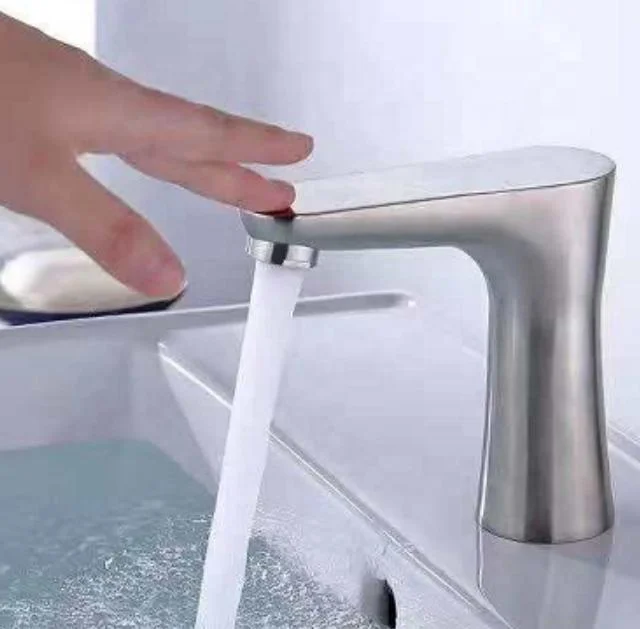 Modern smart induction faucet/bathroom basin sensor water faucet automatic ,sensor water tap  CP-008