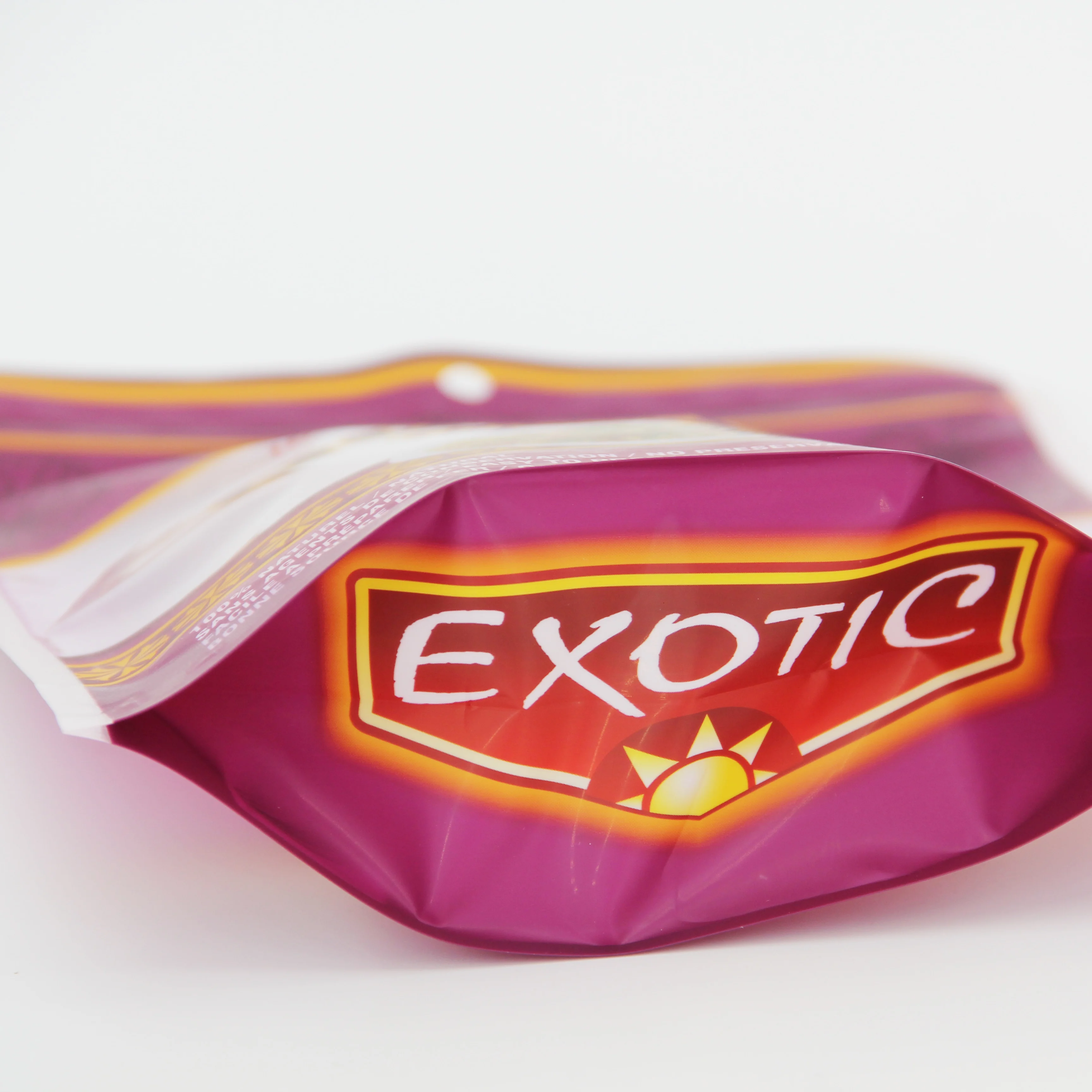 Heat seal couscous and quinoa clear transparent plastic food packaging mylar ziplock bag with window