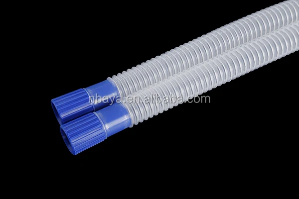 
adult disposable medical duo limb anesthesia breathing circuit corrugated tube 