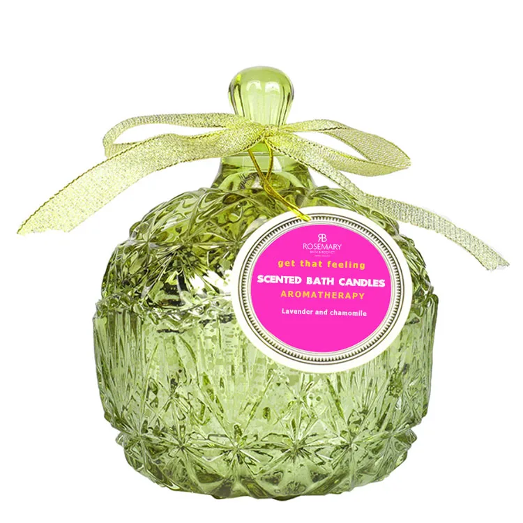 
Wholesale ROSEMARY promotional luxury scented soywax eco candles 