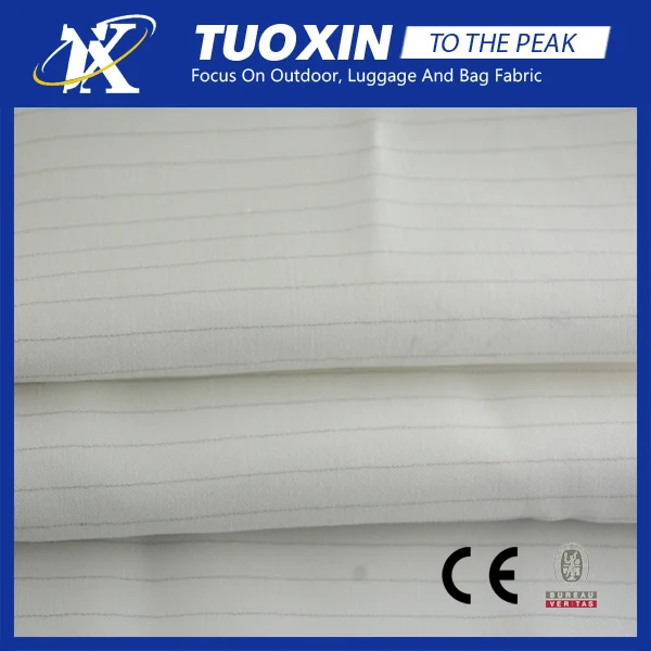 polyester ESD fabric dust proof conductive anti static fabric