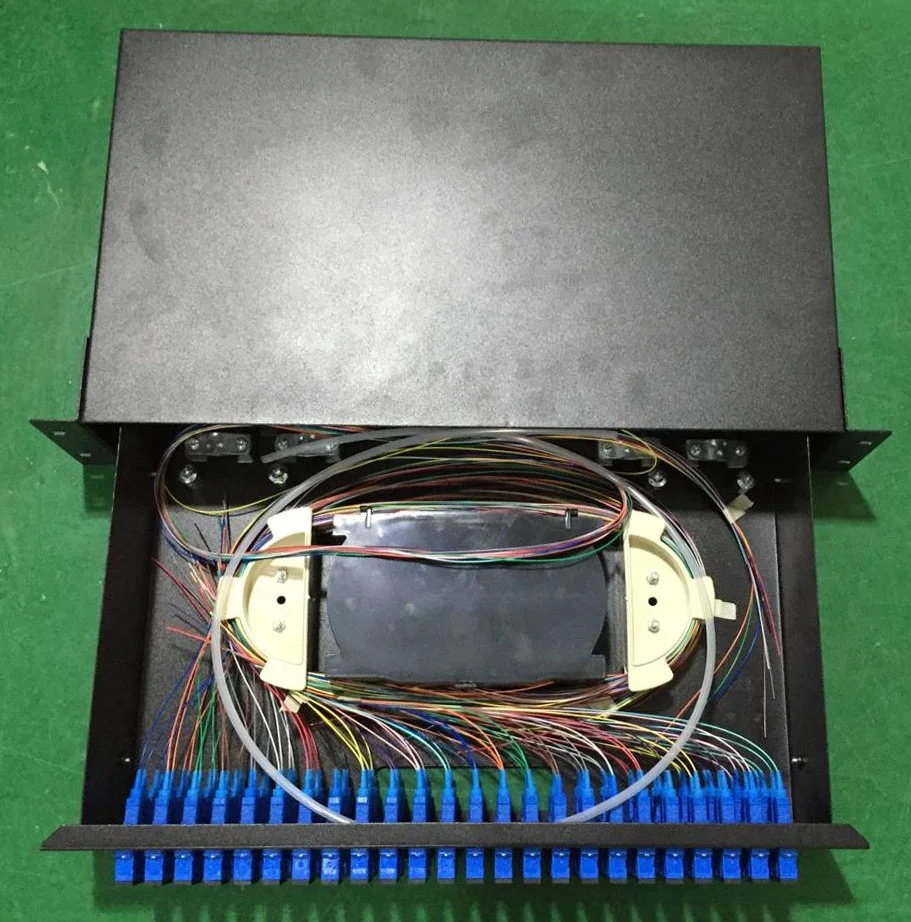 1U 2U 3U 19 дюймов 24 48 ядер оптоволоконная коммутационная панель 12 портов sc