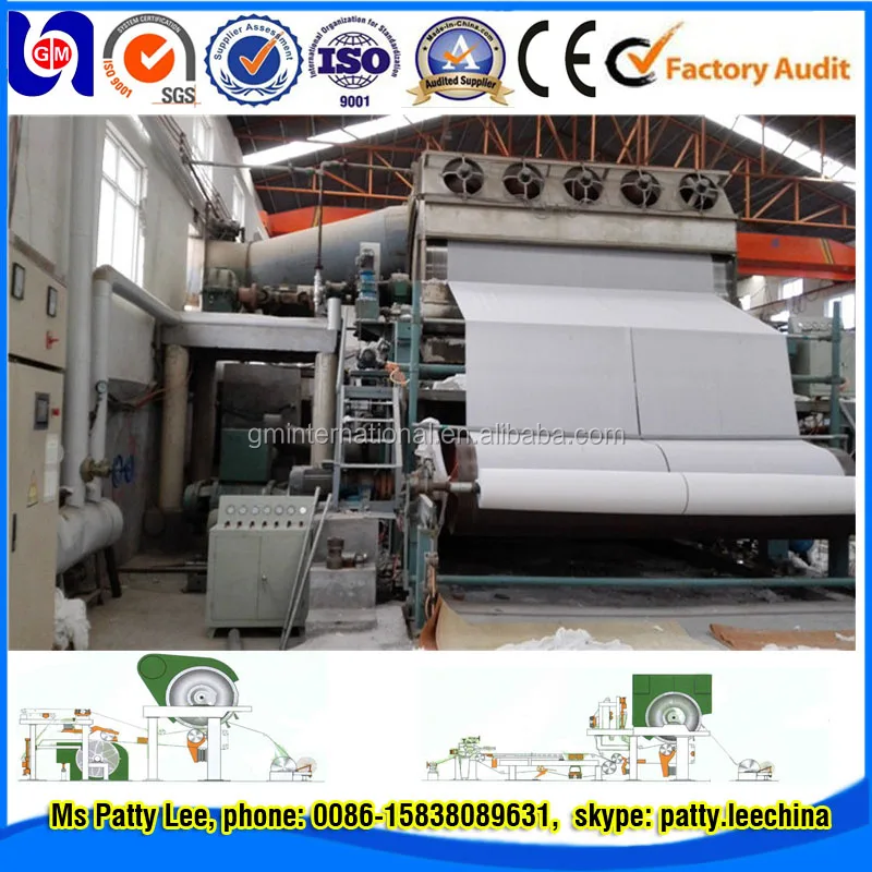 Новые технологии переработки отходов бумаги туалетной бумаги оборудование сделано в Китае