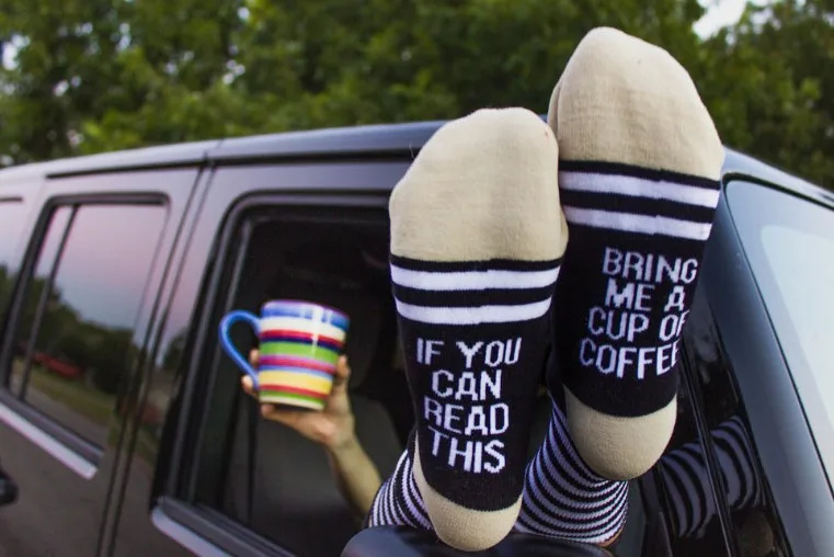 Funny Saying Knitting Word Combed Unisex Cotton Ankle Socks