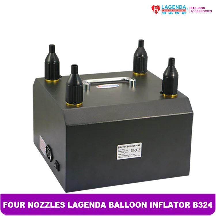 
B324 Lagenda 1500W Wedding Decoration Foot Pedal Four Nozzles Electric Balloon Air Inflator 