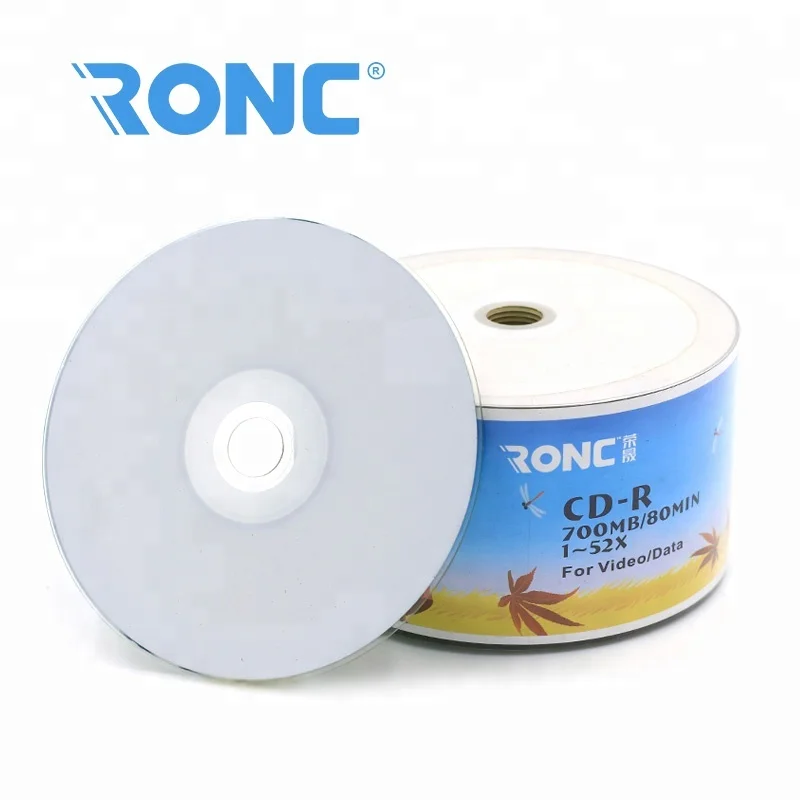 Hot sale cheap item RONC discs blank printable 700mb 52x cdr