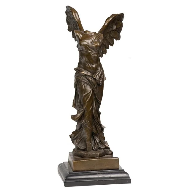 Shtone крылатые Бронзовая статуя TPY-493 скульптура домашний Декор богиня фигурка